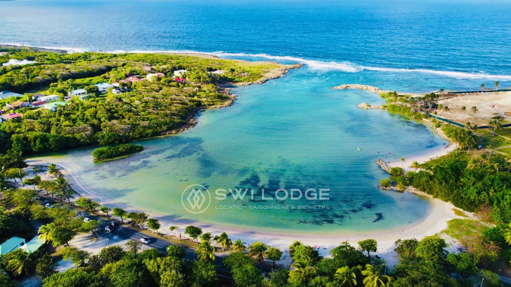 Swilodge Vue Sur Mer ! Petit Dejeuner Et Location De Voiture Possible Le Moule Dış mekan fotoğraf